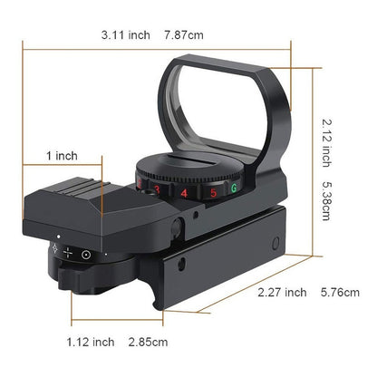 Mira 11/20mm Rail Mount Punto Rojo Holografica Airsfot Gotch